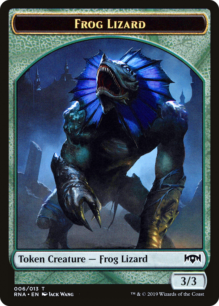Frog Lizard Token [Ravnica Allegiance Tokens]-1