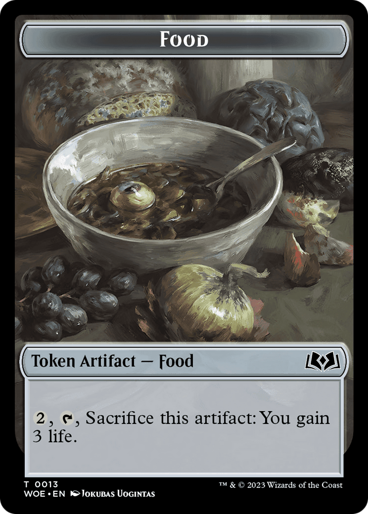 Mouse // Food (0013) Double-Sided Token [Wilds of Eldraine Tokens]-2