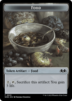 Mouse // Food (0013) Double-Sided Token [Wilds of Eldraine Tokens]-2
