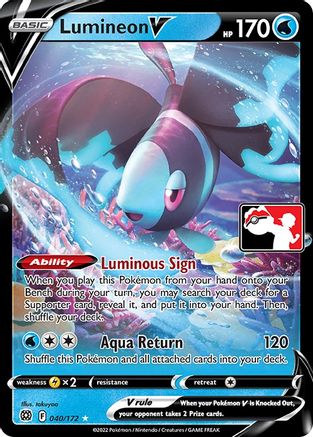 Lumineon V (040/172) [Prize Pack Series Two]-3