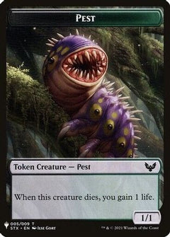 Pest // Lukka, Wayward Bonder Emblem Double-Sided Token [Secret Lair: From Cute to Brute Tokens]-3