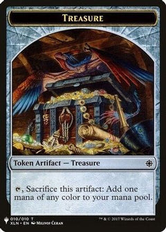 Treasure // Golem Double-sided Token (LIST-10 // 25) - The List Reprints-1