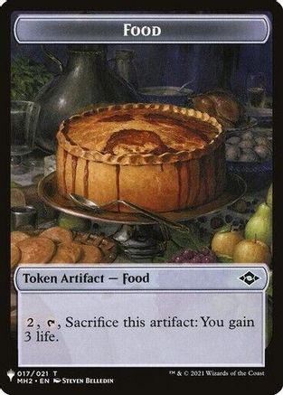 Food // Golem Double-Sided Token [Secret Lair: From Cute to Brute Tokens]-1