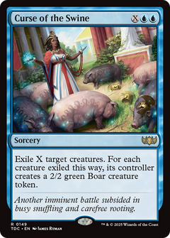 Curse of the Swine [Tarkir: Dragonstorm Commander]-1