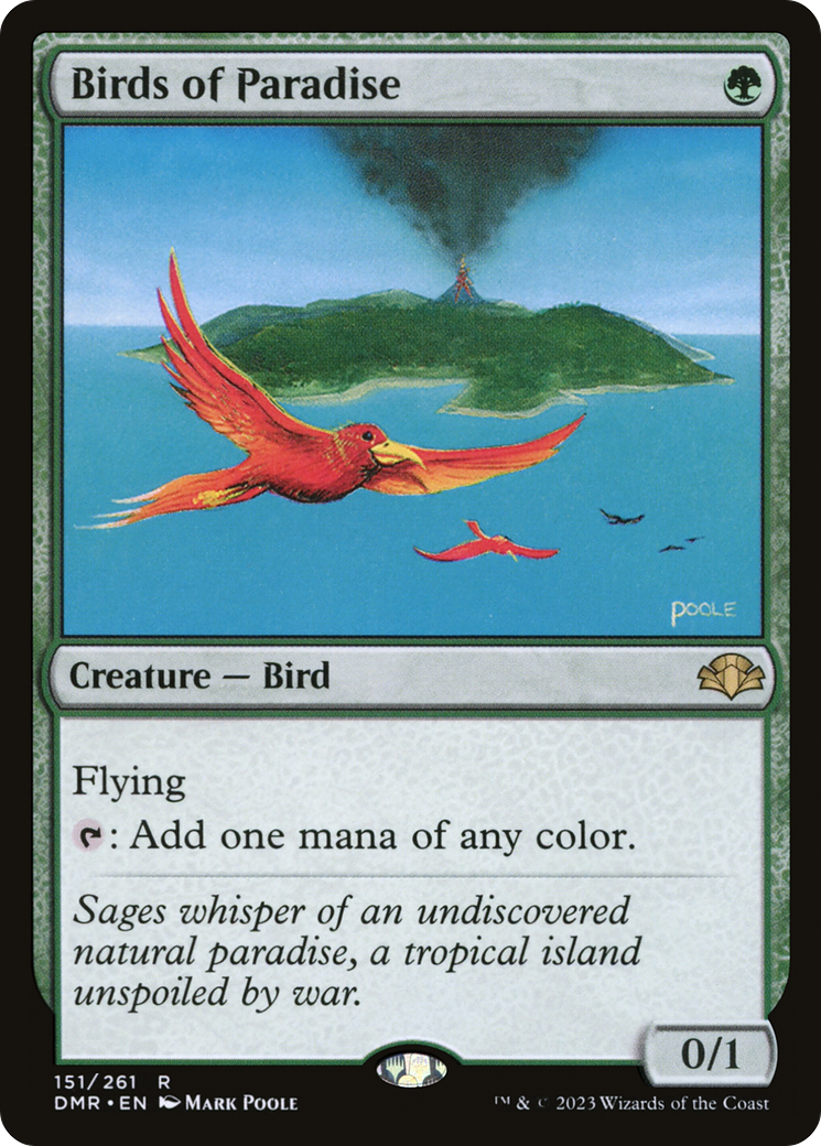 Birds of Paradise [Dominaria Remastered]-1