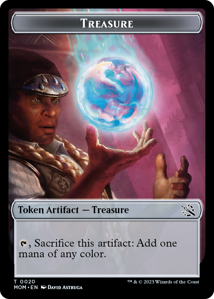 Treasure // Gremlin Double-Sided Token [March of the Machine Commander Tokens]-1