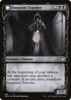 Innocent Traveler // Malicious Invader (Showcase Fang Frame) [Innistrad: Crimson Vow]-3