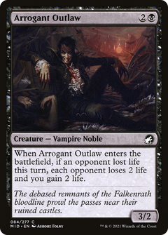 Arrogant Outlaw [Innistrad: Midnight Hunt]-1