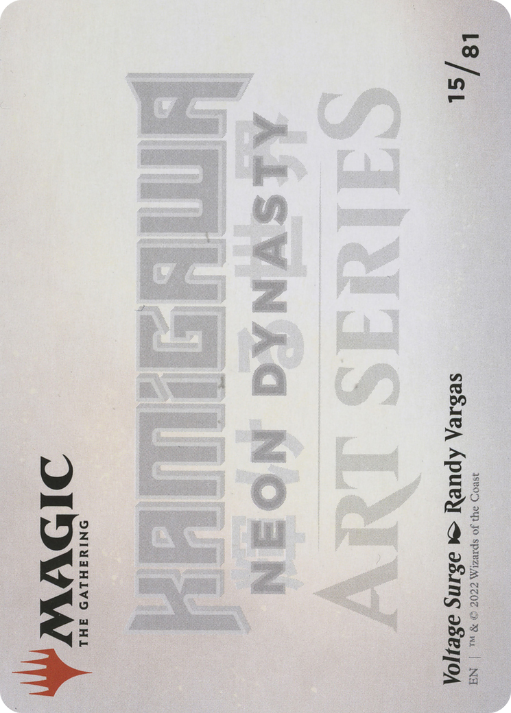 Voltage Surge // Voltage Surge (ANEO-015) - Neon Dynasty Art Series (Borderless)-2