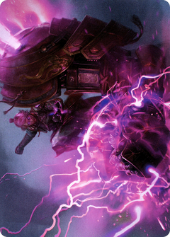 Voltage Surge // Voltage Surge (ANEO-015) - Neon Dynasty Art Series (Borderless) Foil-3