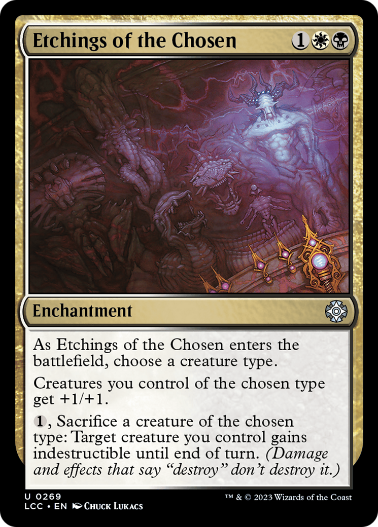 Etchings of the Chosen [The Lost Caverns of Ixalan Commander]-1