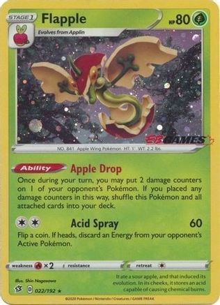 Flapple (022/192) (EB Games Exclusive) [Sword & Shield: Rebel Clash]-1