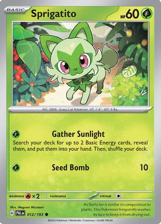 Sprigatito (012/193) [Scarlet & Violet: Paldea Evolved]-1