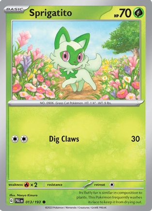 Sprigatito (013/193) [Scarlet & Violet: Paldea Evolved]-1