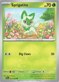 Sprigatito (013/193) [Scarlet & Violet: Paldea Evolved]-1