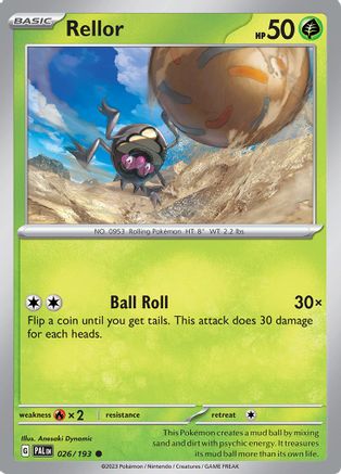Rellor (026/193) [Scarlet & Violet: Paldea Evolved]-1
