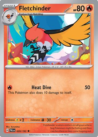 Fletchinder (029/193) [Scarlet & Violet: Paldea Evolved]-1