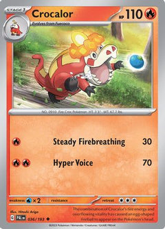 Crocalor (036/193) [Scarlet & Violet: Paldea Evolved]-1