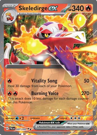 Skeledirge ex (037/193) [Scarlet & Violet: Paldea Evolved]-1
