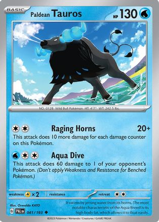 Paldean Tauros (041/193) [Scarlet & Violet: Paldea Evolved]-1