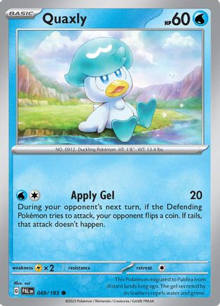 Quaxly (049/193) [Scarlet & Violet: Paldea Evolved]-1
