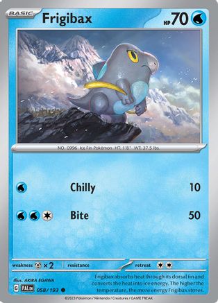 Frigibax (058/193) [Scarlet & Violet: Paldea Evolved]-1