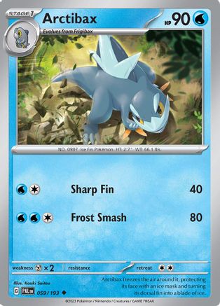 Arctibax (059/193) [Scarlet & Violet: Paldea Evolved]-1