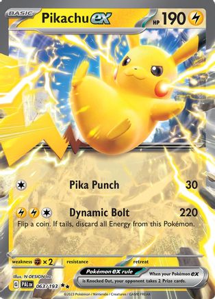 Pikachu ex (063/193) [Scarlet & Violet: Paldea Evolved]-1