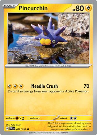Pincurchin (072/193) [Scarlet & Violet: Paldea Evolved]-1