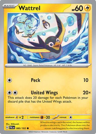 Wattrel (080/193) [Scarlet & Violet: Paldea Evolved]-1