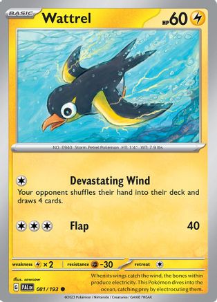 Wattrel (081/193) [Scarlet & Violet: Paldea Evolved]-1