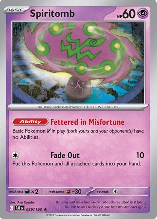 Spiritomb (089/193) [Scarlet & Violet: Paldea Evolved]-1