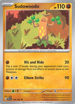Sudowoodo (109/193) [Scarlet & Violet: Paldea Evolved]-1