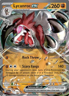Lycanroc ex (117/193) [Scarlet & Violet: Paldea Evolved]-1
