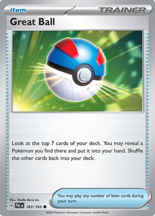 Great Ball (183/193) [Scarlet & Violet: Paldea Evolved]-1