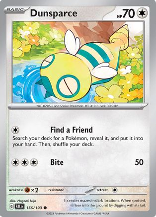 Dunsparce (156/193) [Scarlet & Violet: Paldea Evolved]-1