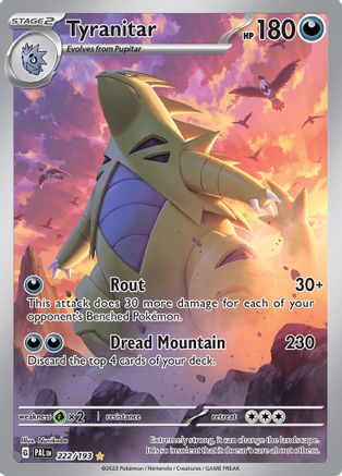 Tyranitar (222/193) [Scarlet & Violet: Paldea Evolved]-1