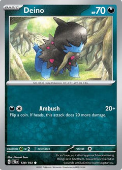 Deino (138/193) [Scarlet & Violet: Paldea Evolved]-1