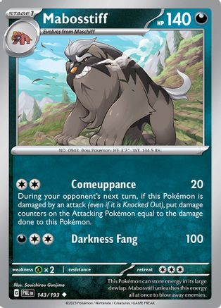 Mabosstiff (143/193) [Scarlet & Violet: Paldea Evolved]-1
