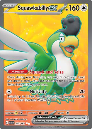 Squawkabilly ex (247/193) [Scarlet & Violet: Paldea Evolved]-1