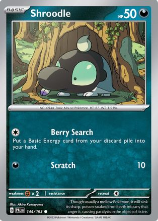 Shroodle (144/193) [Scarlet & Violet: Paldea Evolved]-1