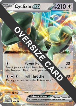 Cyclizar ex (018) (Jumbo Card) [Scarlet & Violet: Black Star Promos]-1