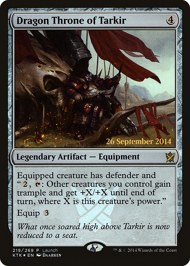 Dragon Throne of Tarkir (Launch) [Khans of Tarkir Prerelease Promos]-1