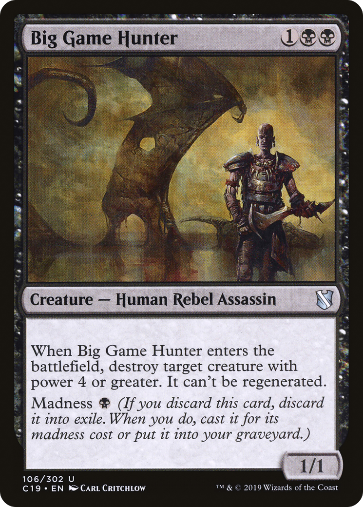 Big Game Hunter [Commander 2019]-1