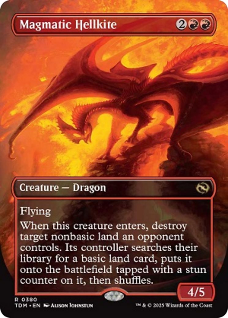 Magmatic Hellkite (Borderless) [Tarkir: Dragonstorm]-3