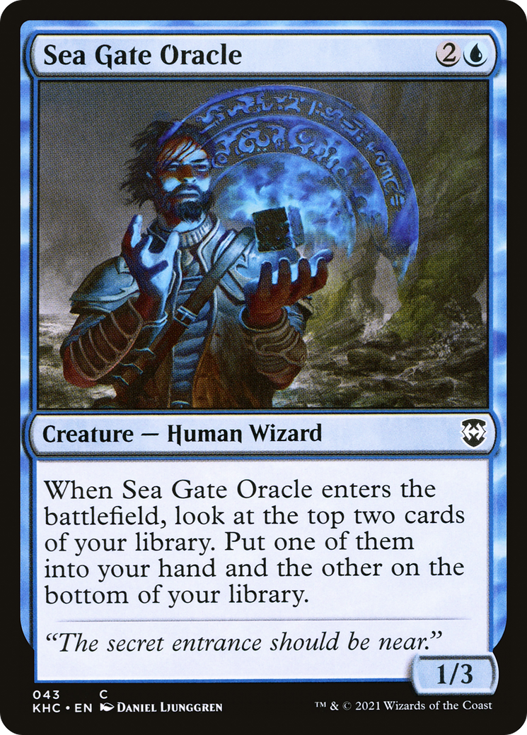 Sea Gate Oracle [Kaldheim Commander]-1