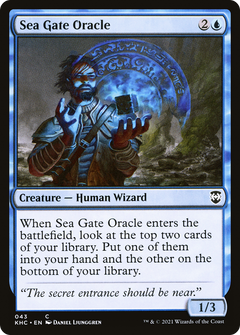 Sea Gate Oracle [Kaldheim Commander]-1