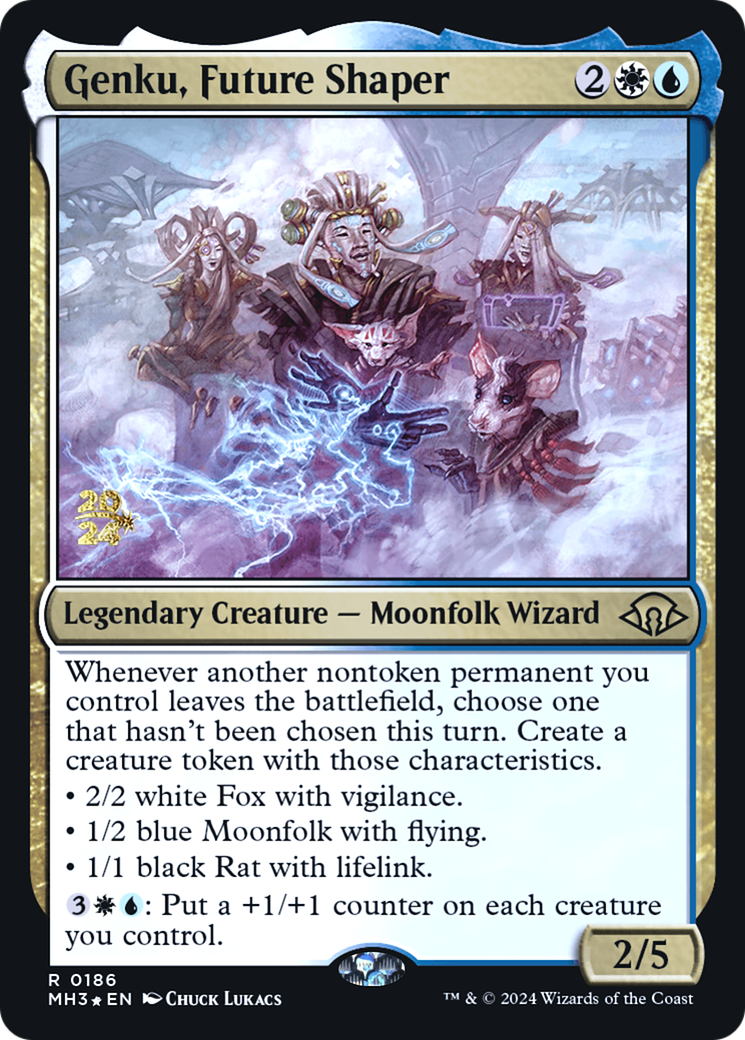 Genku, Future Shaper [Modern Horizons 3 Prerelease Promos]-1