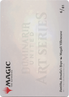 Danitha, Benalia's Hope // Danitha, Benalia's Hope (ADMU-006) - Dominaria United Art Series (Borderless)-2