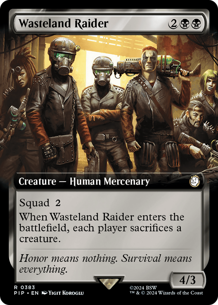 Wasteland Raider (Extended Art) (PIP-383) - Fallout: (Extended Art)-1